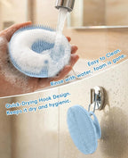 1 Pack Soft Silicone Shower Brush Body Wash Bath Exfoliating Skin Massage - Image 6