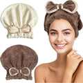 Jseng Microfiber Hair Towel Caps by Jseng