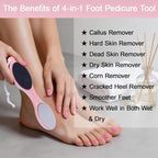 4-in-1 Nano Glass Foot Callus Remover, Professional Foot File, Durable Foot - Image 2