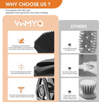 Silicone Body Scrubber, Non-Slip Handheld Cleansing Brush, Rich Foam, Deep - Image 4