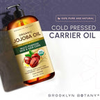 Brooklyn Botany Cold-Pressed Organic Jojoba Oil | - Image 4