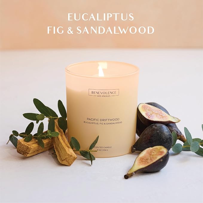 Eucalyptus, Fig & Sandalwood – Benevolence LA Scented Candle - Image 5