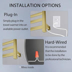 XBVV Towel Warmer Rack for Bathroom - Image 5