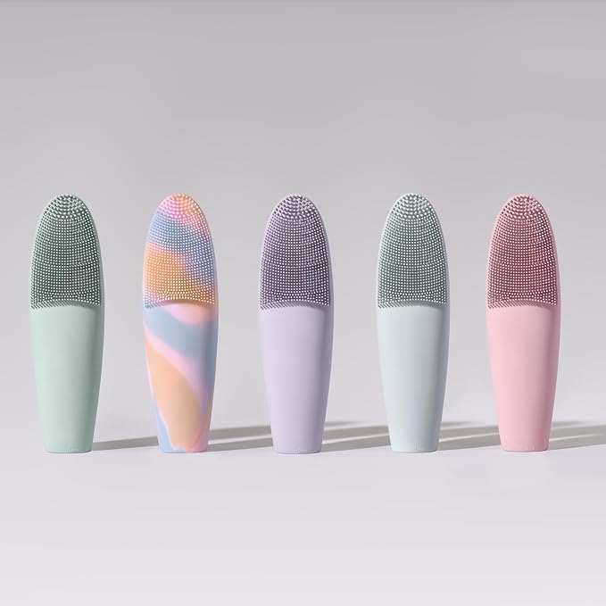 LOLLIPOP Dual-Sided Facial Cleansing Brush | Handle Size Silicone Face - Image 10