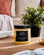 M&SENSE Lemon Vanilla Home Scented Candles, 11.6oz Organic Soy Wax, 70-Hour - Image 7
