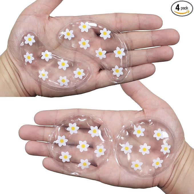 ZNÖCUETÖD Gel Ice Pack Reusable Cooling Eye Pads and Under Eye Patches by ZN%C3%96CUET%C3%96D