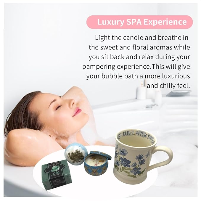 Spa Gift Baskets for Women, Luxury Self Care Gifts for Mom, Get Well Soon Gifts - Image 3