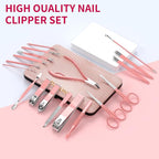ZIZZON Manicure Set 18 in 1 Professional Pedicure Set Nail scissors Grooming Kit - Image 7