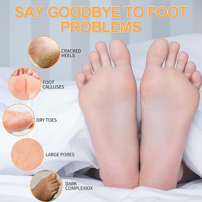 Pedicure Kit Foot Soak Set: Bubble Salt, Sugar Scrub, Massage Mask, Massage - Image 2