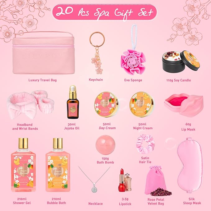 Mothers Day Gifts for Mom, Gifts for Women, Bath Sets for Women Gift - Image 3