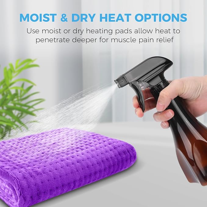 NOWWISH Heating Pad for Back, Period Cramps, 12x24 Inches Electric Throw - Image 6