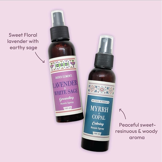 Sacred Element's Myrrh Copal, Lavender & White Sage Auric Room Spray – Pack Of - Image 3