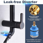 SonTiy Retrofit Rain Shower System Wall Mount, Oil Rubbed Bronze 12 Inch Rain - Image 4