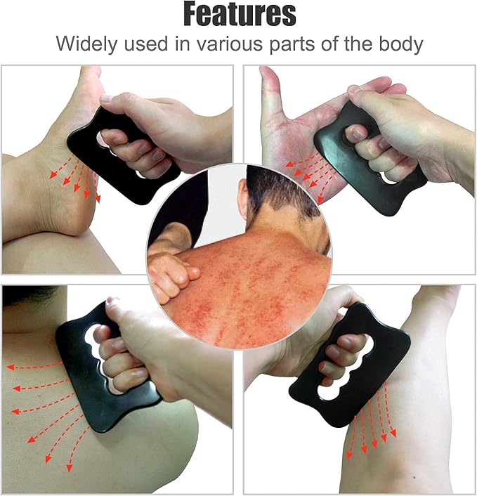 Gua Sha Massage Tool, Bian Stone Gua Sha Tool Gua Sha Stone - Image 2