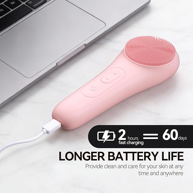 Rechargeable Silicone Facial Cleansing Brush - Image 7