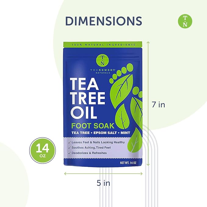 14oz Tea Tree Oil Foot Soak - Image 3