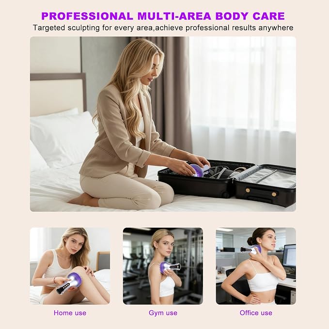 4-in-1 Lymphatic Drainage Massager & Cellulite Massage Tool, 35-Speed Fascia - Image 7