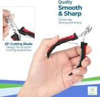 Cuticle Trimmer with Non-Slip Grip Handle Professional Stainless Steel Cuticle - Image 6