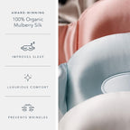 Fishers Finery 25 Momme 100% Organic Mulberry Silk 3D Sleep Mask - Image 3