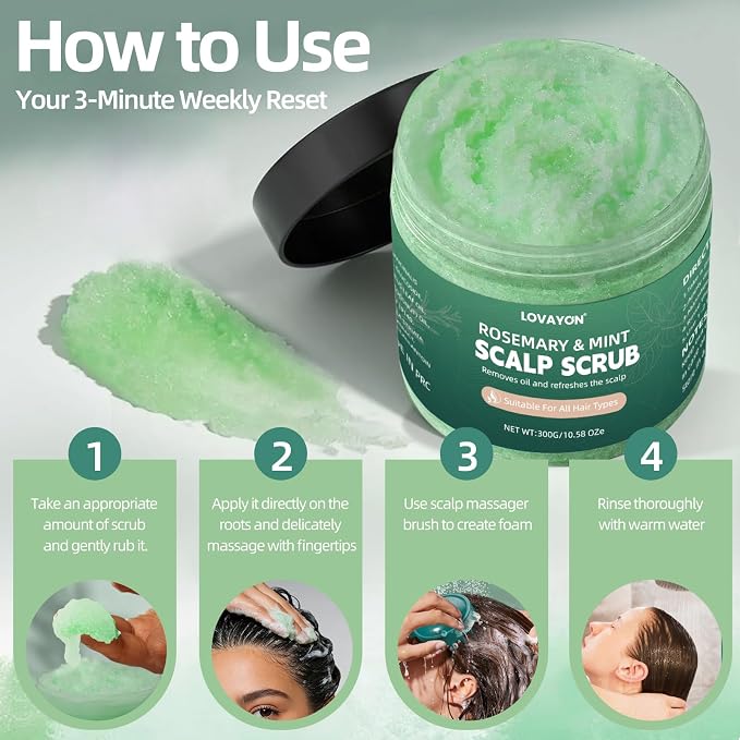 Rosemary Scalp Scrub & Exfoliator - Image 7