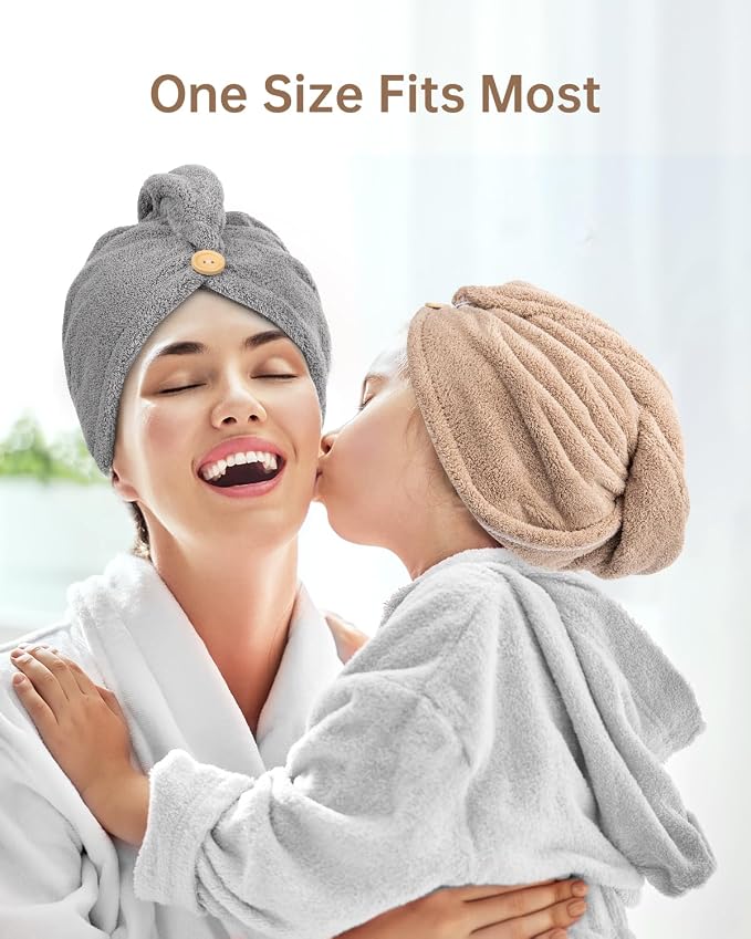 YFONG 3 Pack Hair Drying Towels, Hair Towel - Image 6