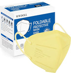 WWDOLL KN95 Face Mask 25 Pack, 5-Layers Breathable Disposable KN95 Masks by WWDOLL
