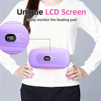 Portable Heating Pad Period Cramps: 2 Timer 6 Heat Levels 6 Vibration Modes - Image 4