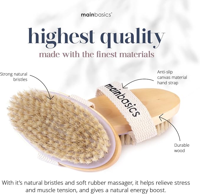 MainBasics Dry Brushing Body Brush - Image 4