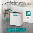 SereneLife WIFI Luxury Rectangle Towel Warmer - Image 3