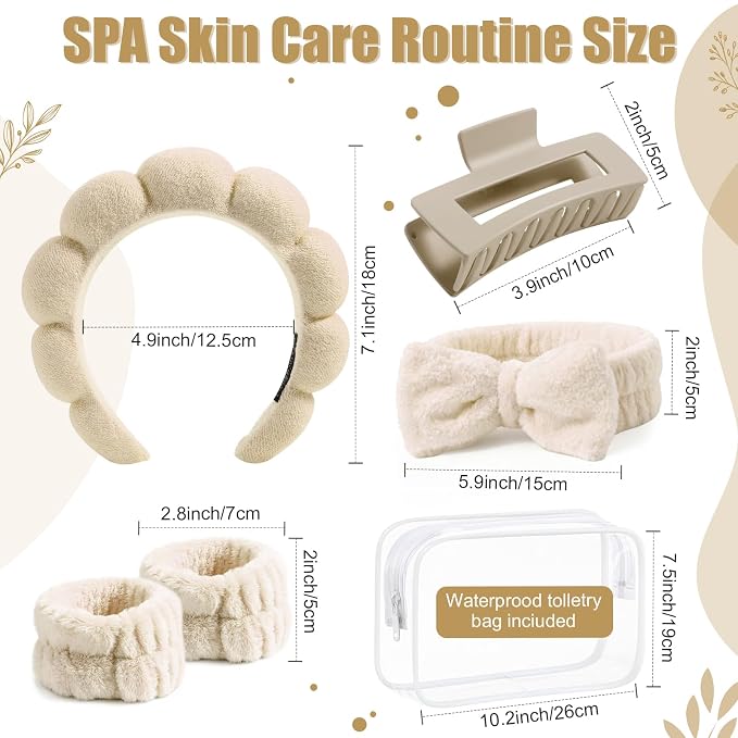 SPA Headbands and Wristband Set - Image 2