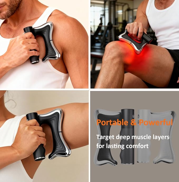 Heated Muscle Scraper Tool –Electric Fascia Knife Massager Heating and Vibration - Image 7