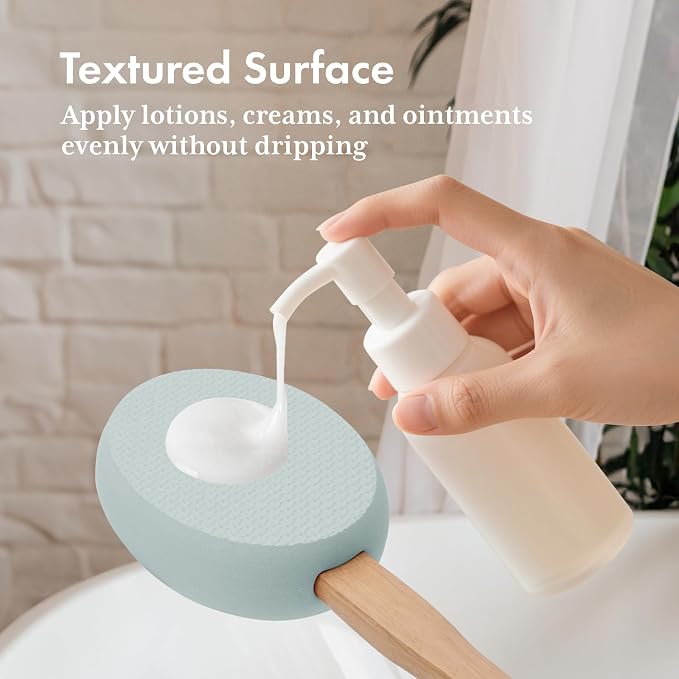 AmazerBath Lotion Applicator for Back, 4 Replacement Pads - Image 4