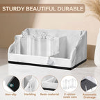 TuCao Marble Bathroom Countertop Organizer, Toothbrush Holders - Image 5