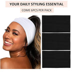 Wide Headbands for Women Non Slip Thick Large Head Bands for Women's Hair - Image 2