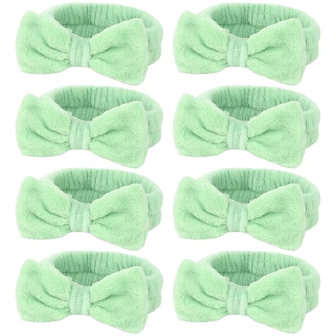 Ondder Green Spa Terry Cloth Skincare Headbands by Ondder