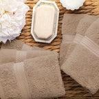 Superior Egyptian Cotton Pile Face Towel/Washcloth Set of 6, Ultra Soft Luxury - Image 8