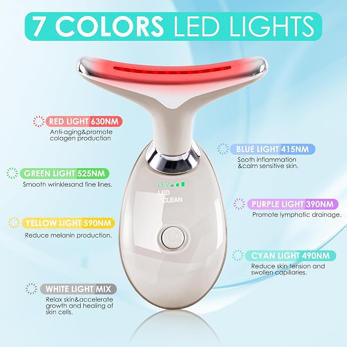 Facial Massager Red-Light-Therapy-for-Face and Neck, Face  culpting Wand - Image 2