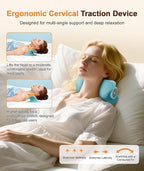 Ringco Neck Massager with Heat & Vibration 3 Level Adjustable, Heated Neck - Image 2