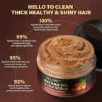 Scalp Scrub, Batana Oil Scalp Exfoliator 2-in-1 Clarifying Shampoo - Image 7