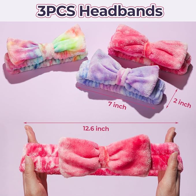 LEOBRO Makeup Headband, Spa Headbands, Skincare Headbands - Image 3