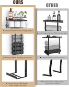 Aetyord Towel Racks for Bathroom 31inch Wall Mounted Towel Rack, Floating Shelf - Image 4