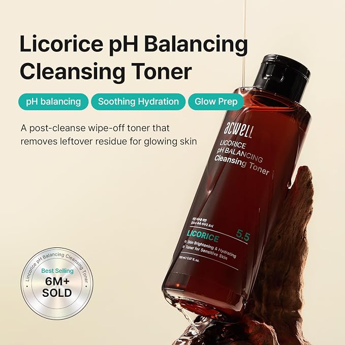 ACWELL Licorice pH Balancing Korean Toner - Image 2