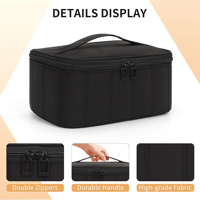 OCHEAL Black Makeup Bag - Image 6