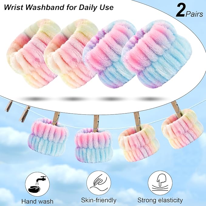 Wteehn 6pcs Headband and Wristband - Image 6