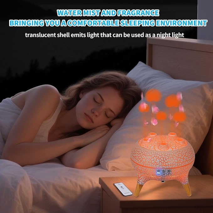 BOHOFAM Jellyfish Essential Oil Diffuser 250ML, Aroma Diffuser Hears Sound to - Image 6