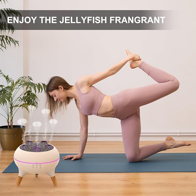 Jellyfish Diffuser, Volcano Air Humidifiers Dynamic Sound Pickup Ultrasonic - Image 5