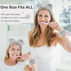WHAVEL 6PCS Spa Headband and Wristbands Set, Face Wash Headband Wrist Bands - Image 4