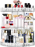 Makeup Organizer 360 Degree Rotating 7 Adjustable Layers Large Capacity by MISERWE