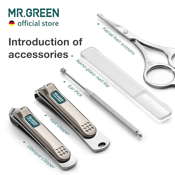 MR.GREEN Colorful Manicure Set Practical Pedicure Kits Nail Clippers Personal - Image 5