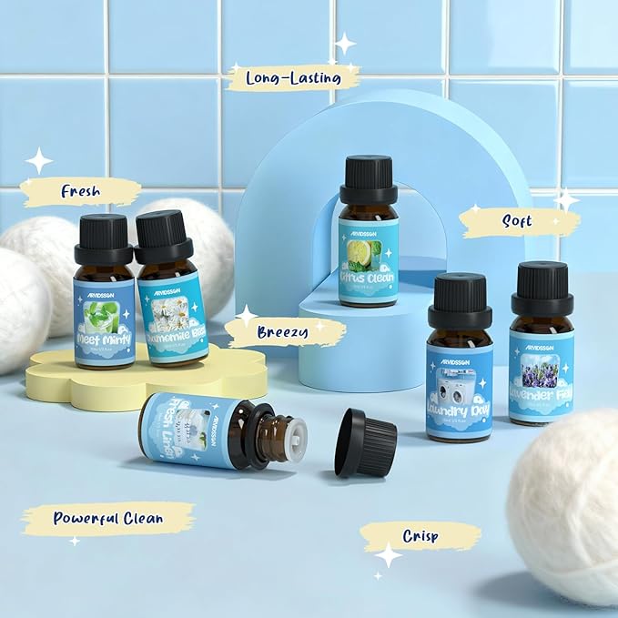 ARVIDSSON Laundry Collection Essential Oil Set, Natural Clean Essential Oils - Image 5
